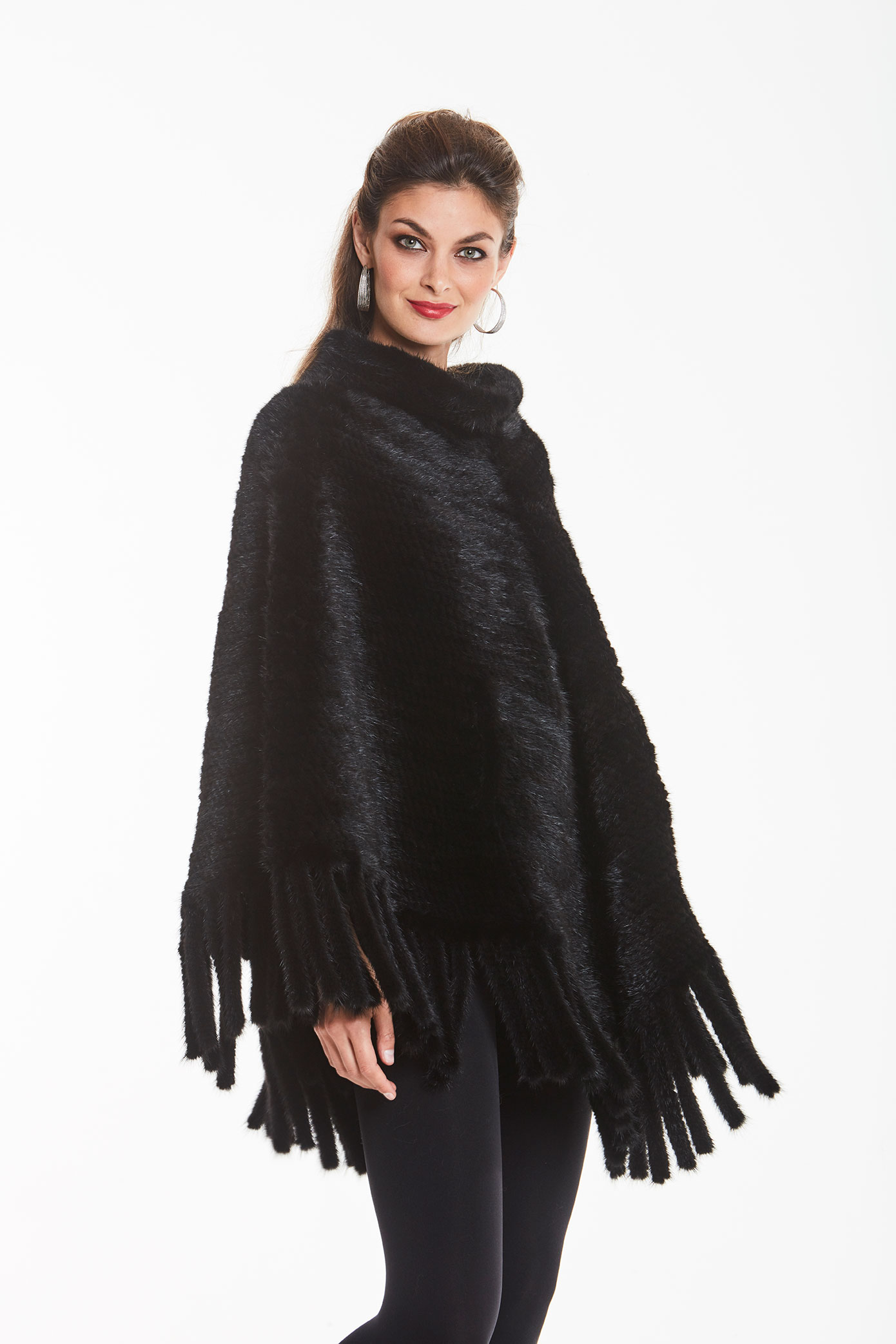 Knitted Mink Poncho Cape – Madison Avenue Mall Furs