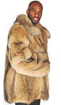Top Quality Real Mens Fur Jacket/coat Full Skin Jacket 