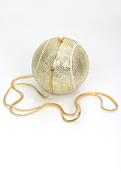 Shoulder bags Paco Rabanne - small 1969 gold ball-shaped handbag -  23FSS0316MET002P711