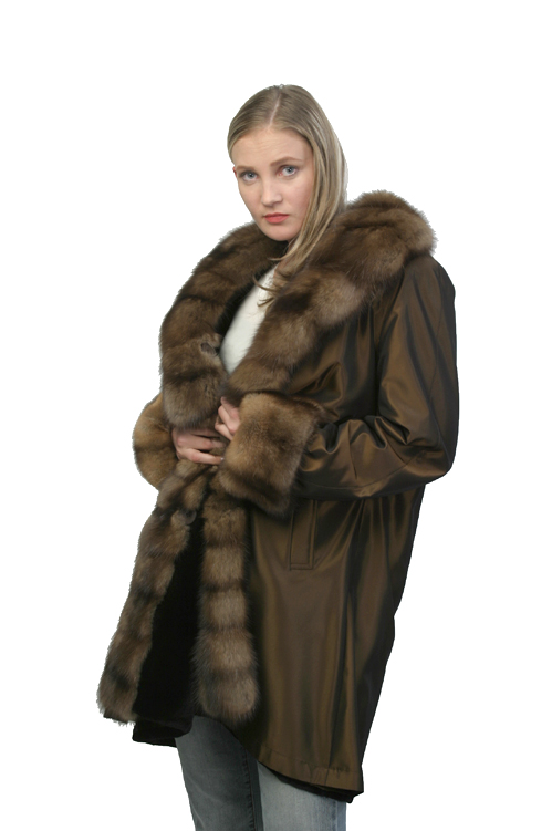 Sable Trimmed Sheared Mink Stroller – Madison Avenue Mall Furs