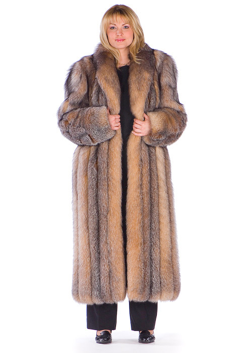 Women's Crystal Fox Fur Jacket