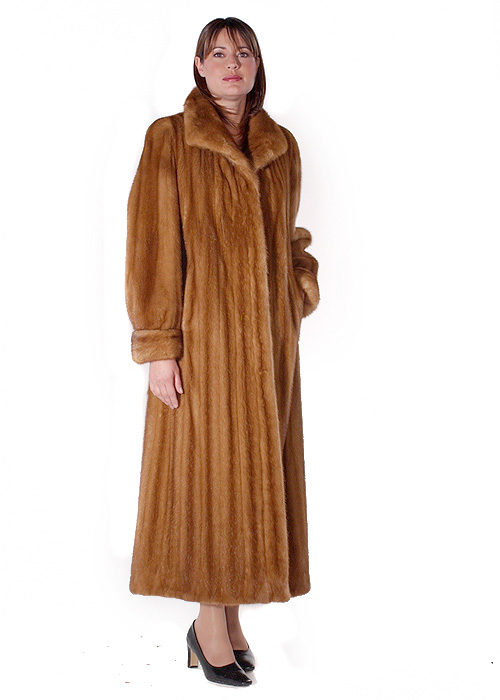 Mink Coat – Female Golden Classic Mink – Madison Avenue Mall Furs