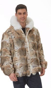 White Fox Fur Jacket- Shawl Collar – Madison Avenue Mall Furs
