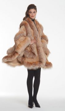 Plus Size Whiskey Mink Fur Coat Grooving Design 5278 – MARC KAUFMAN FURS