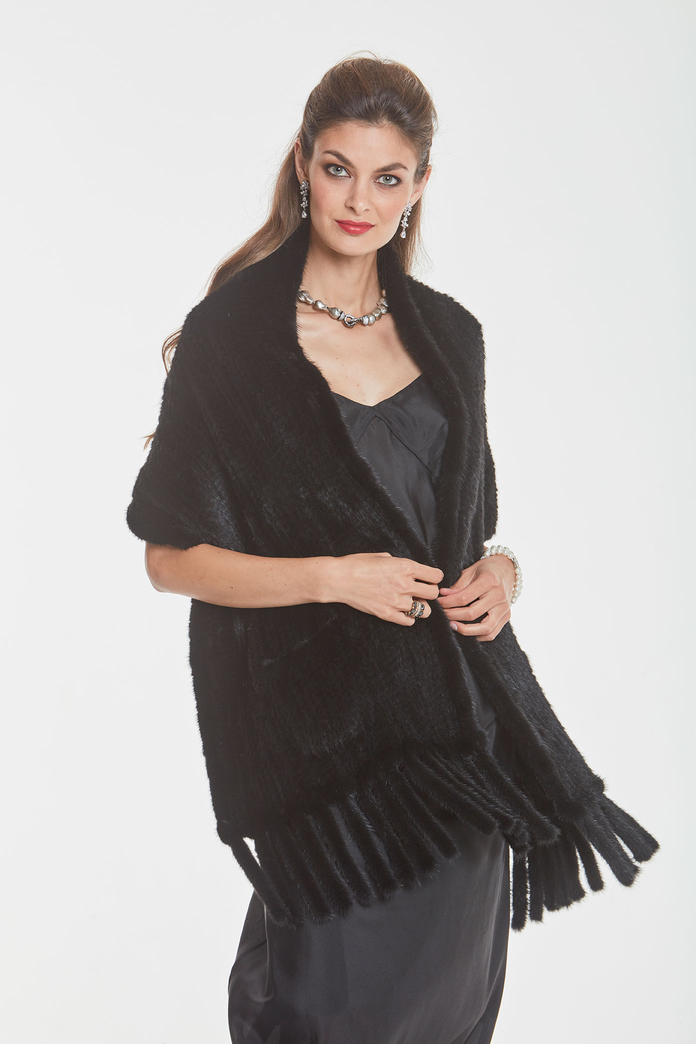 Silver Fox Coat – Shawl – Madison Avenue Mall Furs