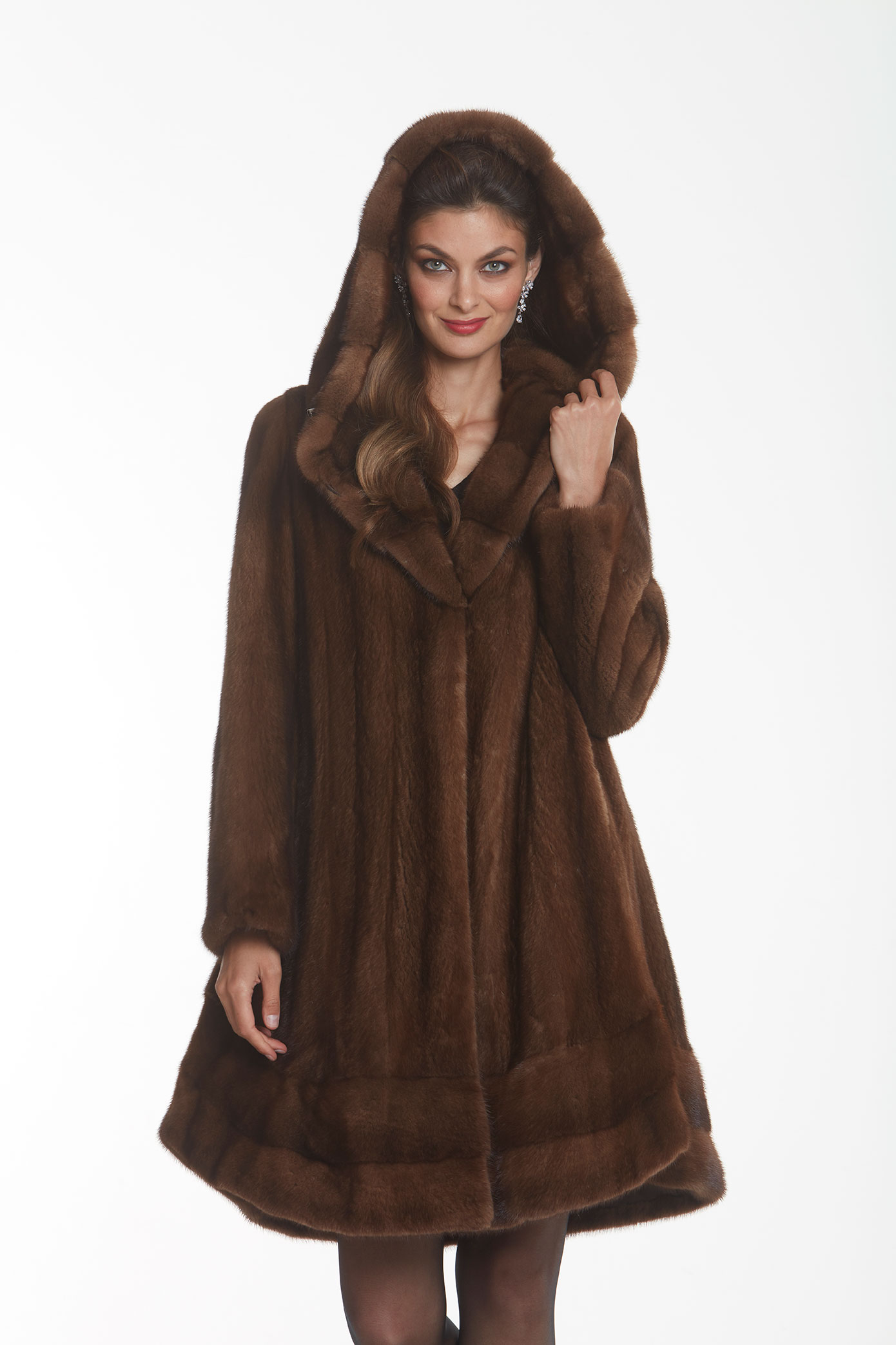 Plus Size Mink Fur Jacket Ranch Shawl Collar Madison Avenue Mall Furs
