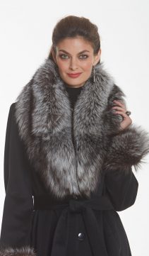 fur coat size 24