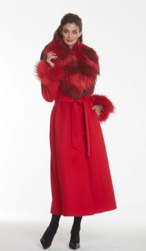 Shop Louis Vuitton Cashmere & Fur Coats by えぷた